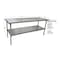 Bk Resources Work Table 16/304 Stainless Steel With Stainless Steel Shelf 72"Wx30"D CVT-7230 - alternate 3